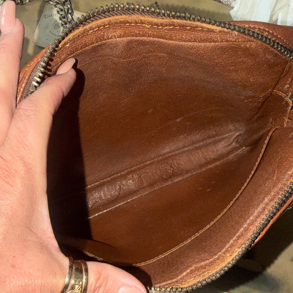 💯 Authentic Louis Vuitton Monogram Canvas Chain Shoulder Bag - Brown/Gold Trim - Picture 8 of 10